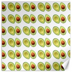 Pattern Avocado Green Fruit Canvas 12  X 12 