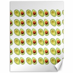 Pattern Avocado Green Fruit Canvas 36  X 48 