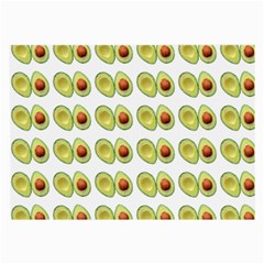 Pattern Avocado Green Fruit Large Glasses Cloth