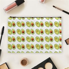 Pattern Avocado Green Fruit Cosmetic Bag (large)