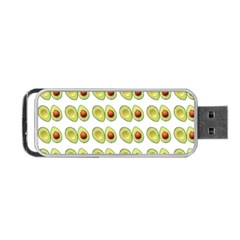 Pattern Avocado Green Fruit Portable Usb Flash (two Sides)