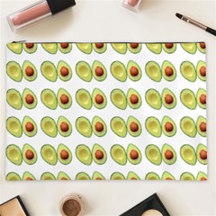 Pattern Avocado Green Fruit Cosmetic Bag (xxl)