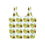 Pattern Avocado Green Fruit Full Print Recycle Bag (S) Front