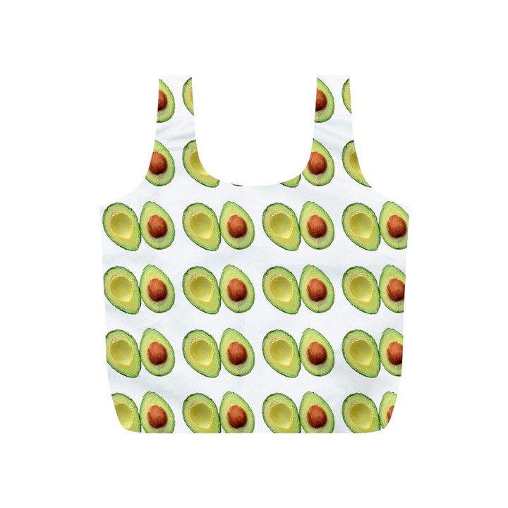 Pattern Avocado Green Fruit Full Print Recycle Bag (S)