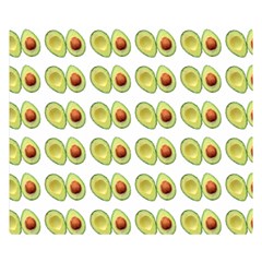 Pattern Avocado Green Fruit Double Sided Flano Blanket (small) 