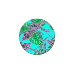 Painting Oil Leaves Nature Reason Golf Ball Marker by HermanTelo