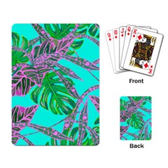 Painting Oil Leaves Nature Reason Playing Cards Single Design