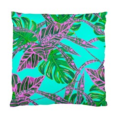 Painting Oil Leaves Nature Reason Standard Cushion Case (two Sides) by HermanTelo