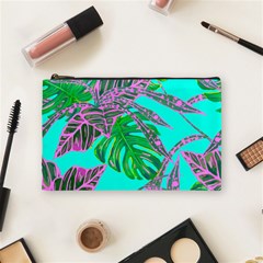 Painting Oil Leaves Nature Reason Cosmetic Bag (medium)