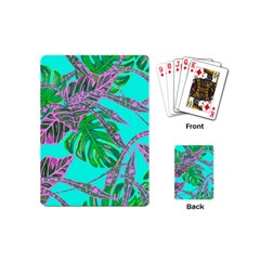 Painting Oil Leaves Nature Reason Playing Cards (mini)