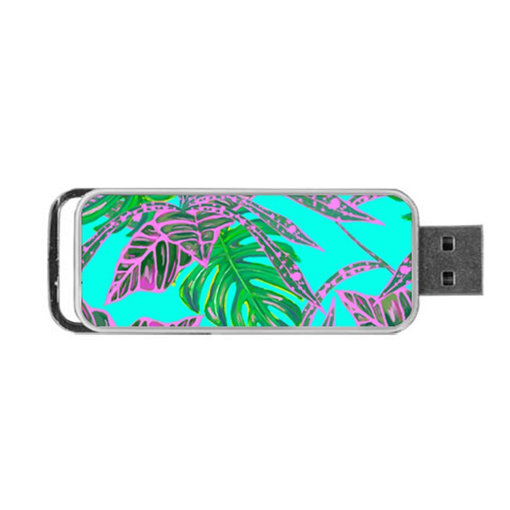 Painting Oil Leaves Nature Reason Portable USB Flash (Two Sides)