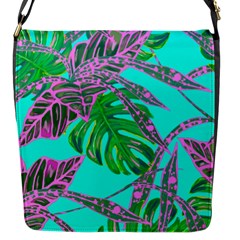 Painting Oil Leaves Nature Reason Flap Closure Messenger Bag (s)