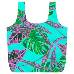 Painting Oil Leaves Nature Reason Full Print Recycle Bag (xl)