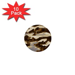 Mountains Ocean Clouds 1  Mini Buttons (10 Pack)  by HermanTelo