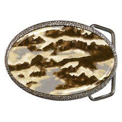 Mountains Ocean Clouds Belt Buckles by HermanTelo