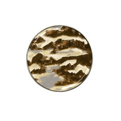 Mountains Ocean Clouds Hat Clip Ball Marker