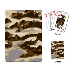 Mountains Ocean Clouds Playing Cards Single Design