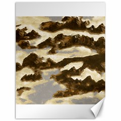 Mountains Ocean Clouds Canvas 12  X 16  by HermanTelo