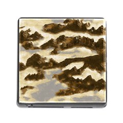 Mountains Ocean Clouds Memory Card Reader (square 5 Slot) by HermanTelo