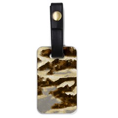 Mountains Ocean Clouds Luggage Tag (one Side) by HermanTelo