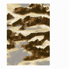 Mountains Ocean Clouds Small Garden Flag (two Sides) by HermanTelo