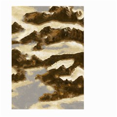 Mountains Ocean Clouds Large Garden Flag (two Sides)