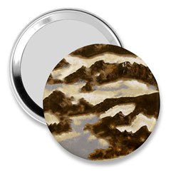 Mountains Ocean Clouds 3  Handbag Mirrors by HermanTelo