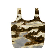 Mountains Ocean Clouds Full Print Recycle Bag (s)