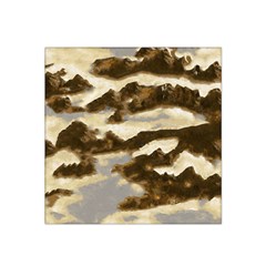 Mountains Ocean Clouds Satin Bandana Scarf by HermanTelo