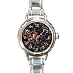 Amethyst Round Italian Charm Watch by WensdaiAmbrose