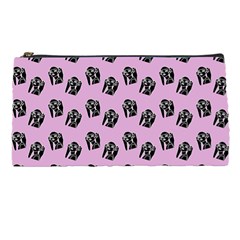 Girl Face Lilac Pencil Cases by snowwhitegirl