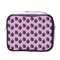 Girl Face Lilac Mini Toiletries Bag (one Side) by snowwhitegirl