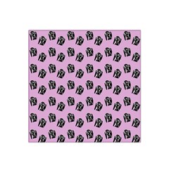 Girl Face Lilac Satin Bandana Scarf by snowwhitegirl