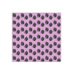 Girl Face Lilac Satin Bandana Scarf Front