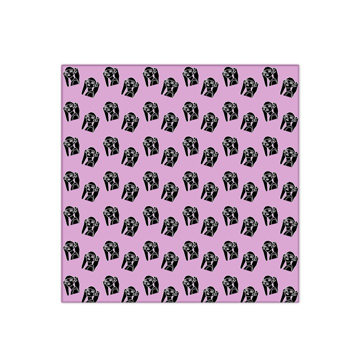 Girl Face Lilac Satin Bandana Scarf