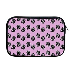 Girl Face Lilac Apple Macbook Pro 17  Zipper Case by snowwhitegirl