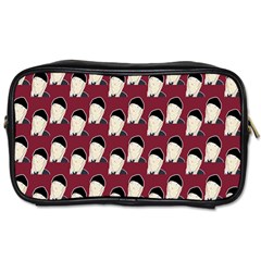 Beanie Boy Pattern Red Toiletries Bag (one Side)