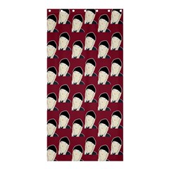 Beanie Boy Pattern Red Shower Curtain 36  X 72  (stall)  by snowwhitegirl