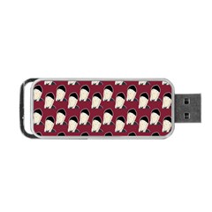 Beanie Boy Pattern Red Portable Usb Flash (two Sides) by snowwhitegirl