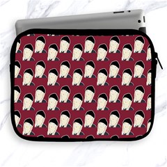 Beanie Boy Pattern Red Apple Ipad 2/3/4 Zipper Cases by snowwhitegirl