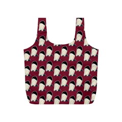 Beanie Boy Pattern Red Full Print Recycle Bag (s) by snowwhitegirl