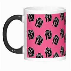 Girl Face Pink Morph Mugs