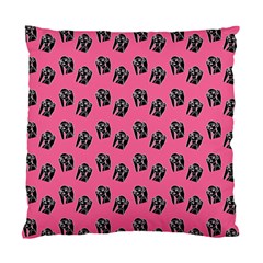 Girl Face Pink Standard Cushion Case (two Sides)