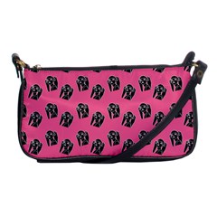 Girl Face Pink Shoulder Clutch Bag by snowwhitegirl