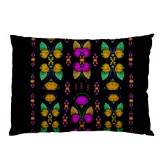 Roses As Lotus Flowers Decorative Pillow Case (two Sides) by pepitasart