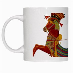 Egypt Egyptian Pharaonic Horses White Mugs by Sapixe