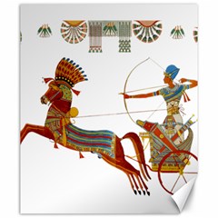 Egypt Egyptian Pharaonic Horses Canvas 20  X 24  by Sapixe