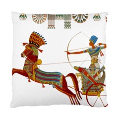 Egypt Egyptian Pharaonic Horses Standard Cushion Case (two Sides) by Sapixe