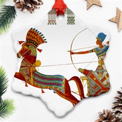 Egypt Egyptian Pharaonic Horses Ornament (snowflake) by Sapixe