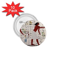 Egyptian Design Men Worker Slaves 1 75  Buttons (10 Pack) by Sapixe